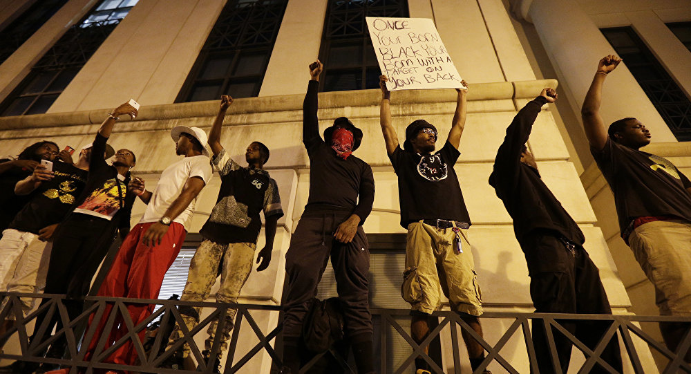 9/21 Charlotte Protesters After The Shooting Of Keith Lamont Scott