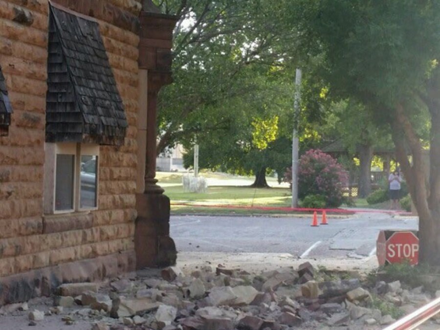 Minor damage was reported after an earthquake rocked Oklahoma early Saturday morning