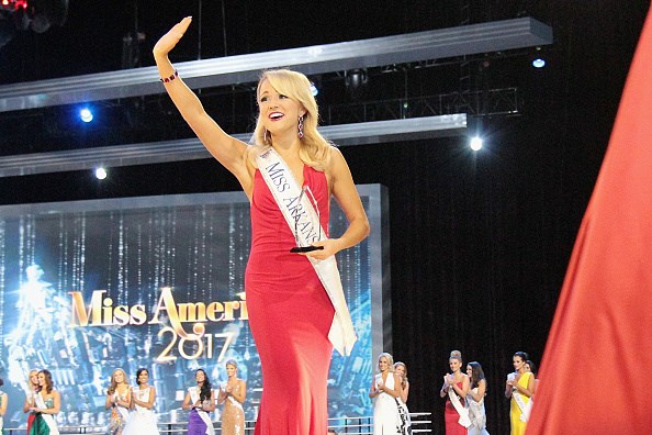 There she is: Out of the closet, and ready for Miss America