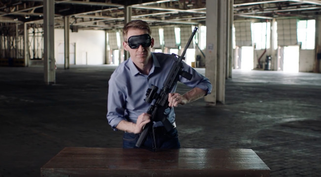 Dem Senate Nominee Assembles Rifle While Blindfolded In TV Ad (VIDEO)