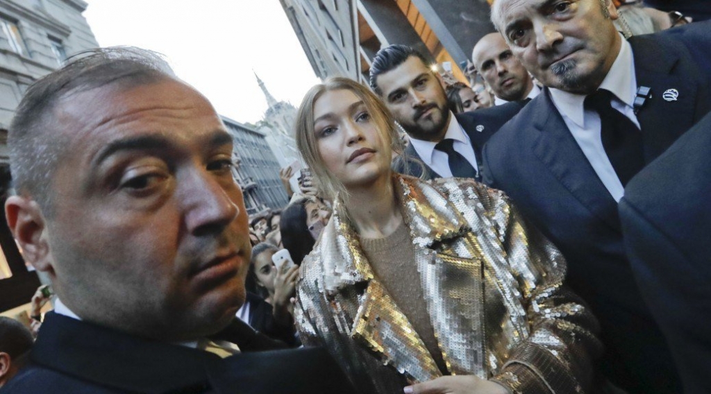 Model Gigi Hadid Manhandled in Milan