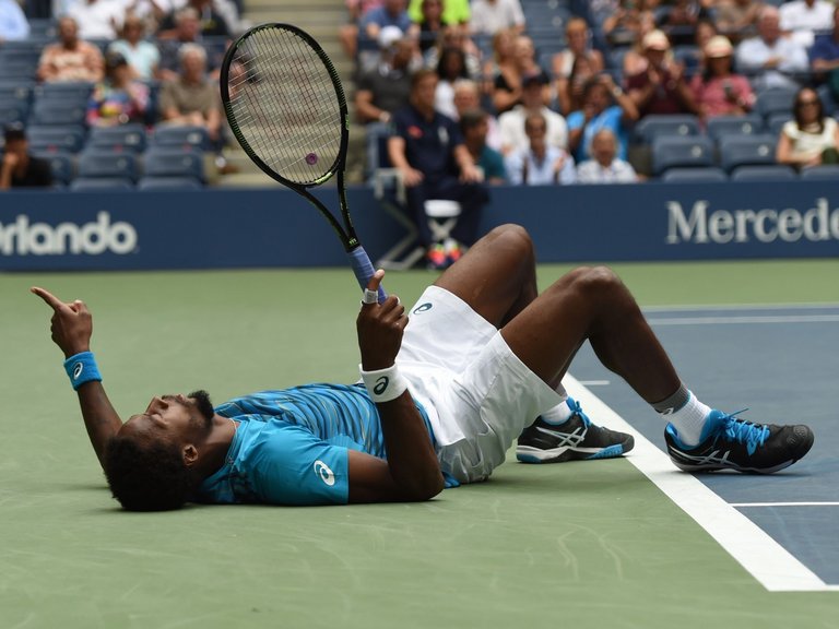 The entertaining Gael Monfils is into the final four