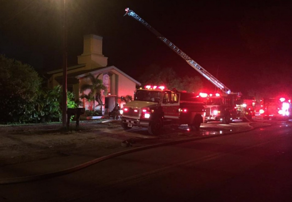 Fire at former mosque of Omar Mateen