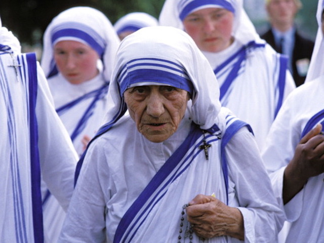 Mother Teresa honored as saint and model of mercy