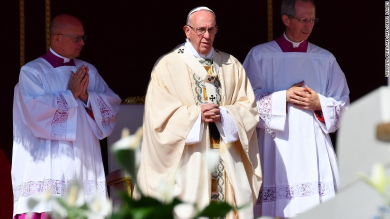 Pope Francis praised Mother Teresa as a model of compassion to Catholics worldwide