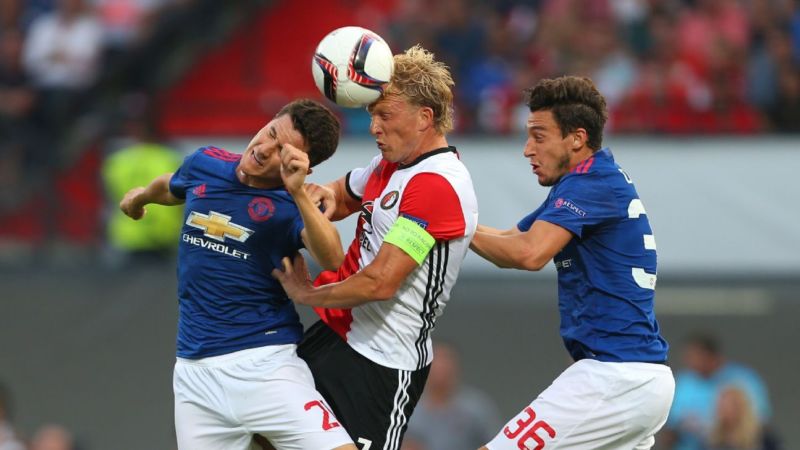 Manchester United beaten by Feyenoord in Europa League opener