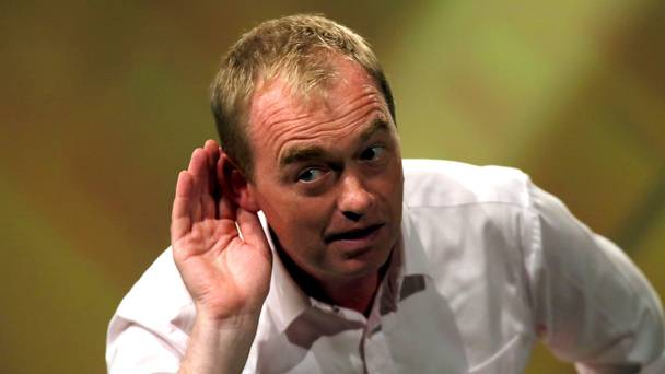 Mr Farron drew laughter from party delegates as he recounted the tale