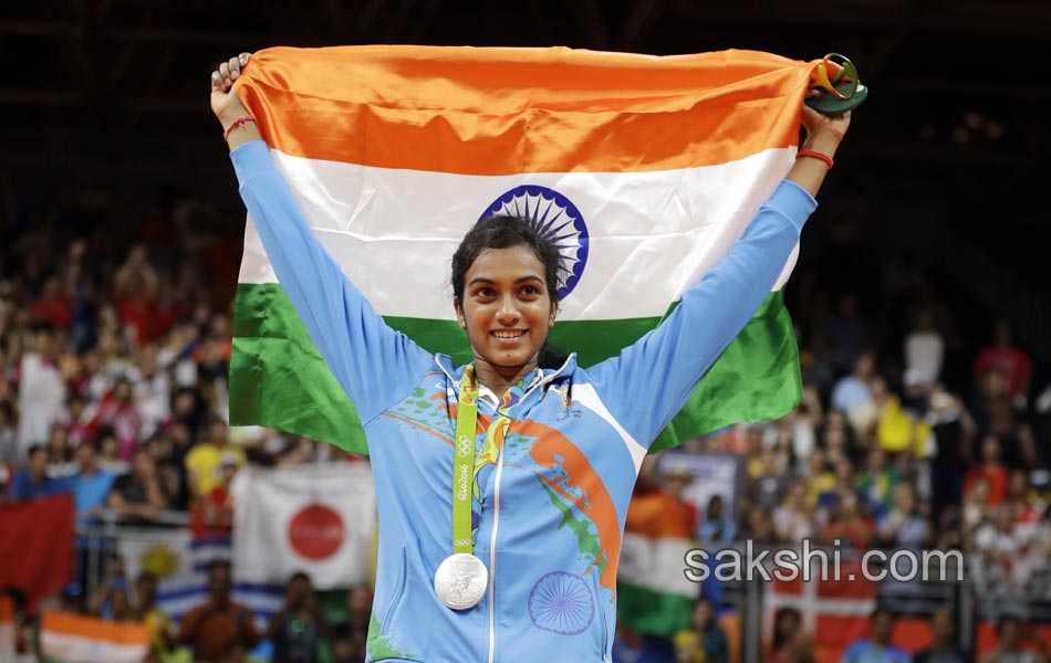 Ms. P. V. Sindhu has won a Silver Medal at the Rio Olympics