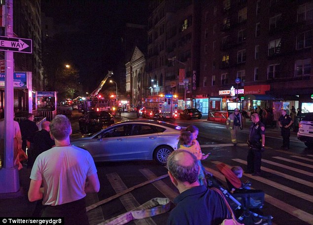 Police responded to reports of an explosion in Chelsea on Saturday night. The fire department was deployed to a building at 135 West 23rd Street near Sixth Avenue around 8.30pm