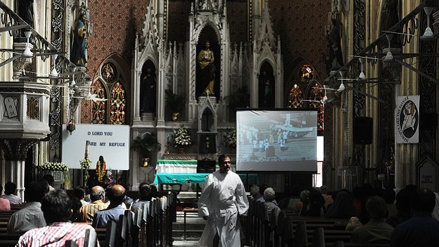 Mumbai While some pilgrims flock to Vatican others celebrate in their own way