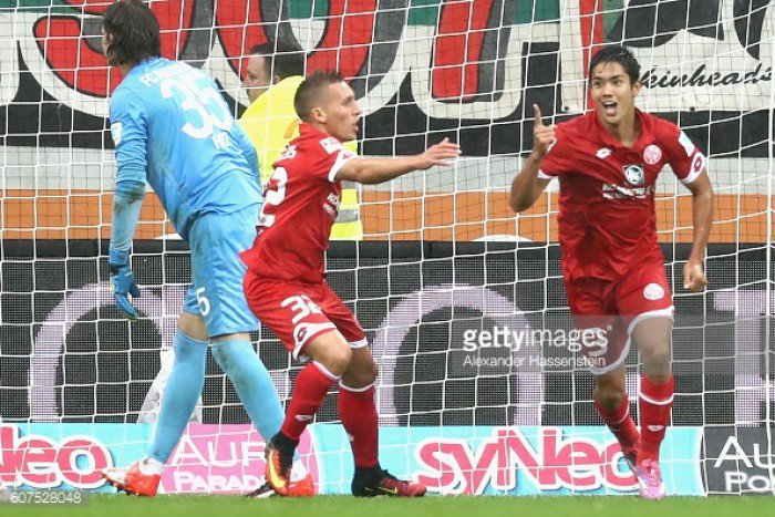 FC Augsburg 1-3 1. FSV Mainz 05 Die Nullfünfer show real steel to earn first win of the season