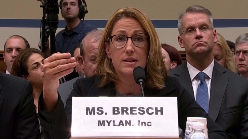 Mylan CEO Heather Bresch faces Congress to answer questions on Epi Pen soaring price hikes