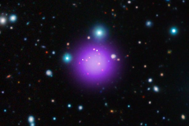 Galaxy Cluster CL J1001+0220