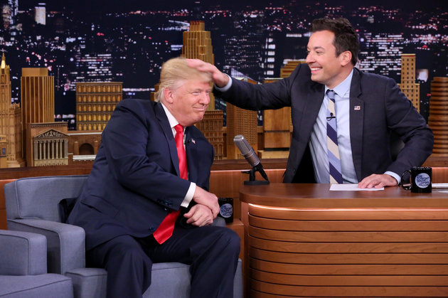 NBC via Getty Images
Republican presidential candidate Donald Trump during an interview with host Jimmy Fallon on Sep. 15 2016