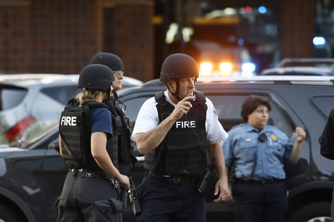 A Denver hospital complex was placed on lockdown Friday Sept. 16 2016 after a report that a man was seen carrying a rifle on the complex grounds. There was no confirmation that shots had been fired or anyone was injured at Rose Medical Center police