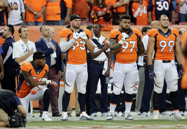 Breaking: Brandon Marshall Chooses not to Stand During National Anthem of Season Opener