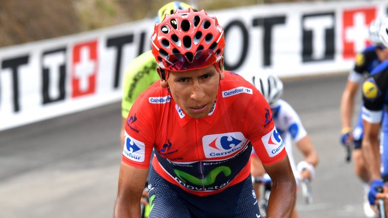 Nairo Quintana followed Alberto Contador's surprised early attack