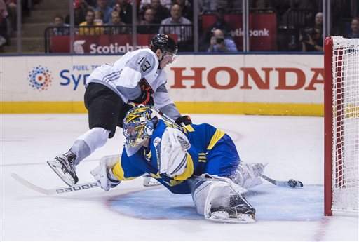 Team North America defenceman Aaron Ekblad out for rest of World Cup of Hockey