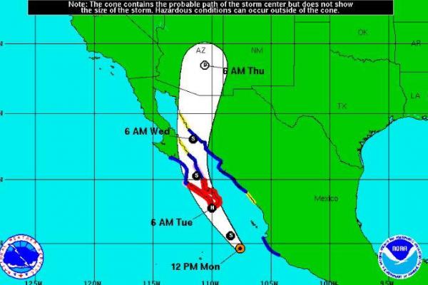 Tropical Storm Newton: Arizona could see rain midweek