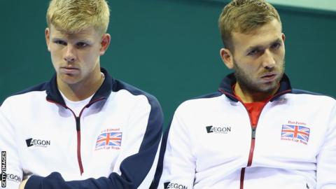 Kyle Edmund and Dan Evans