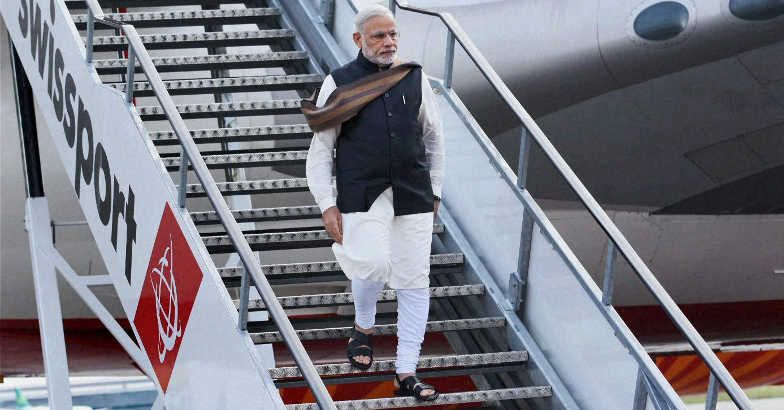 New Delhi Prime Minister Narendra Modi on Friday left here for Vietnam on a bilateral visit