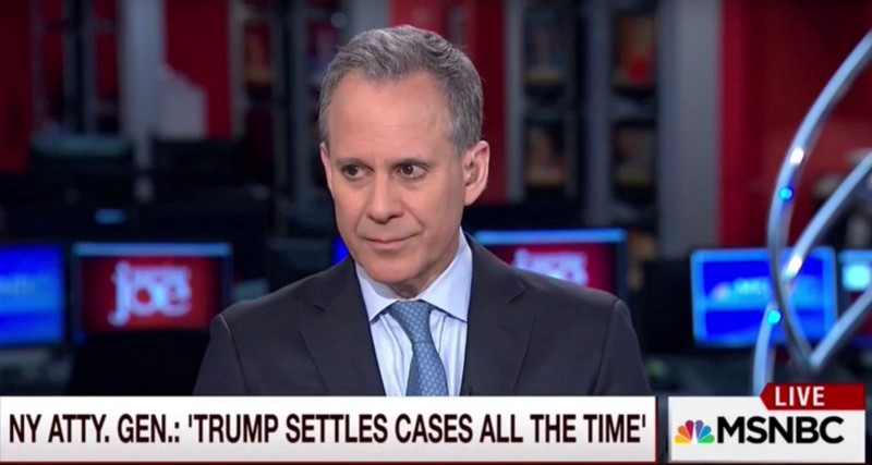 New York Attorney General Eric Schneiderman CREDIT MSNBC SCREENSHOT