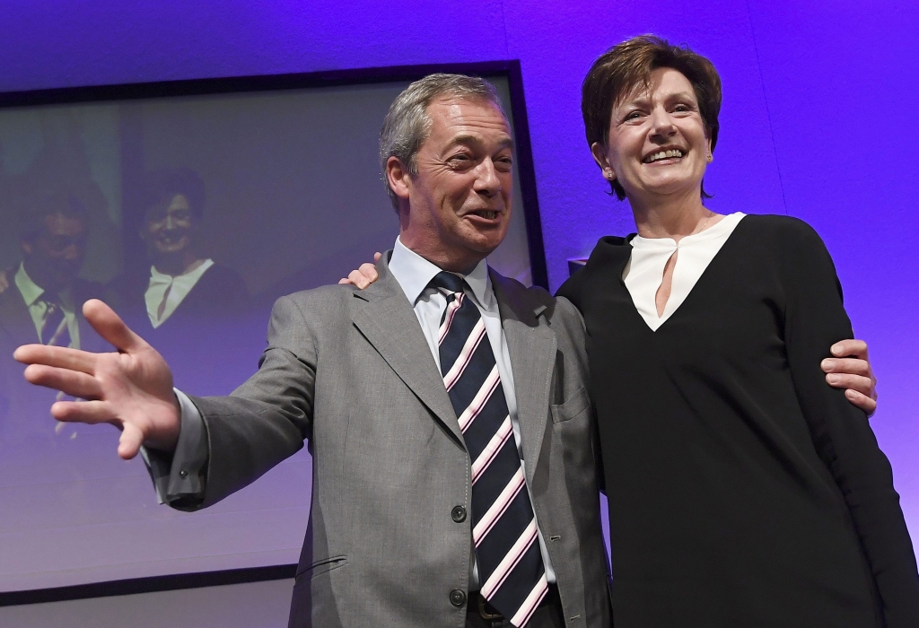 Nigel Farage said he will'advise Ukip's new leader Diane James