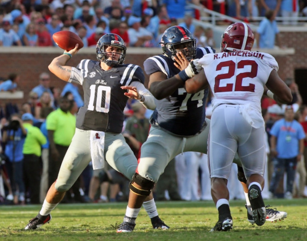 Rebels’ lose lead but see comeback bid fall short as No. 1 Alabama defeats Ole Miss 48-43