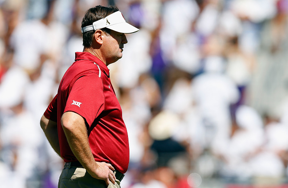 Head coach Bob Stoops of the Oklahoma Sooners