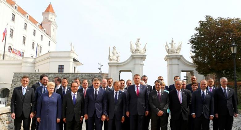 Union summit the first one since Britain voted to quit in Bratislava Slovakia