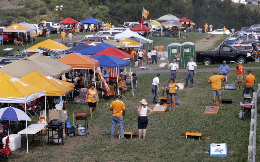 WATCH: Bristol Motor Speedway Transformed Into Vast Football Stadium