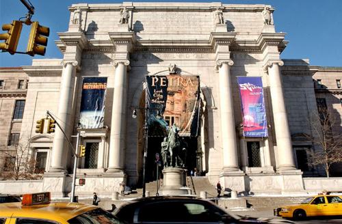 The front entrance of the American Museum of Natural History in New York City. Two of its workers signed the letter send to the federal government yesterday