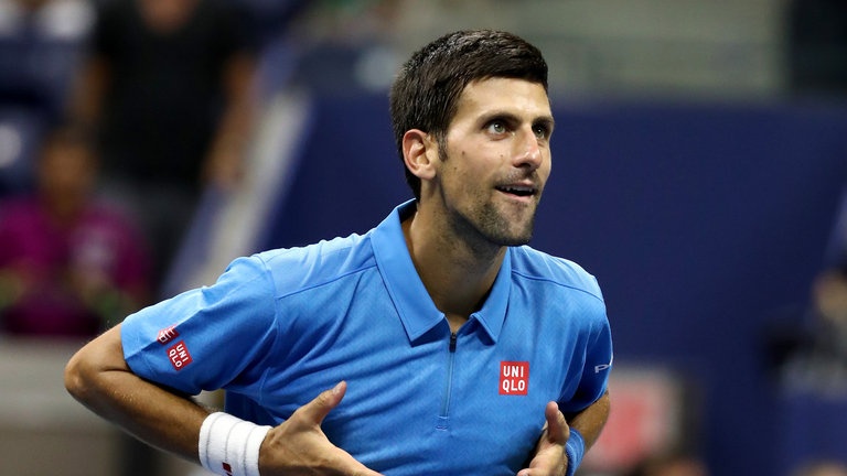 Novak Djokovic defeated Jerzy Janowicz in the opening round