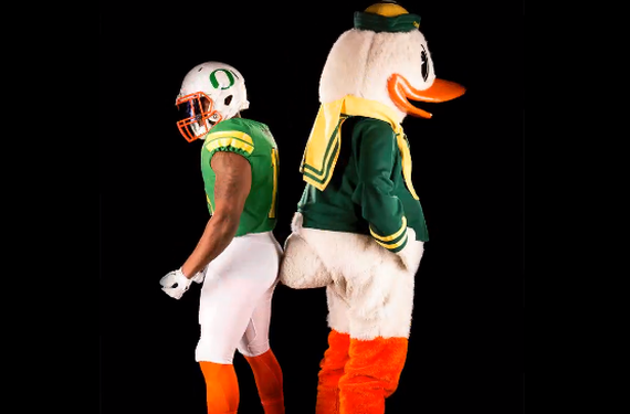 Oregon Ducks puddles