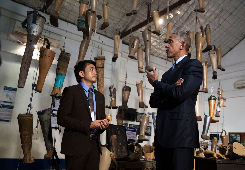 Channapha Khamvongsa After War A New Legacy of Peace in Laos President Obama became the first U.S. president to visit Laos where he discussed his work to address a legacy of war in the country