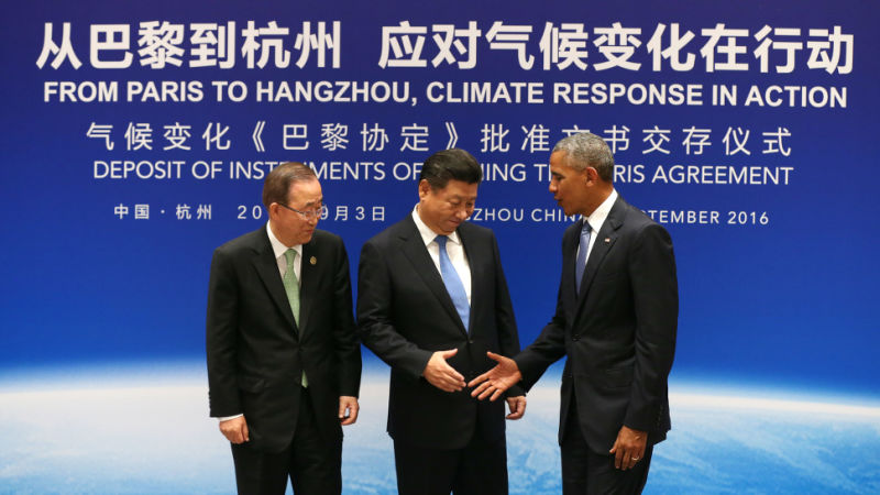 China parliament ratifies Paris climate change agreement