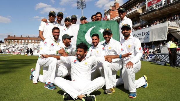 On top of the world The Pakistanis who recently enjoyed Test victory in England will be touring Australia this summer