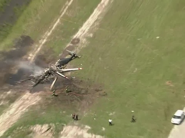 One person died and another was injured when a helicopter crashed in Palm Bay                       wesh nbc newschannel