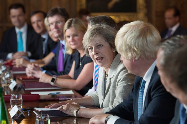 PA

The Prime Minster briefs her Cabinet on Brexit plans on away-day at Chequers