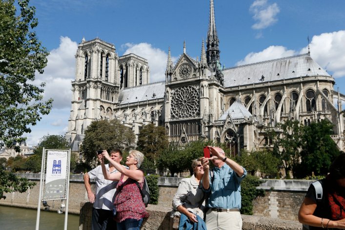 PARIS ON EDGEa day ago Car Loaded With Gas Cylinders Found Near Notre Dame Cathedral Charles Platiau  Reuters