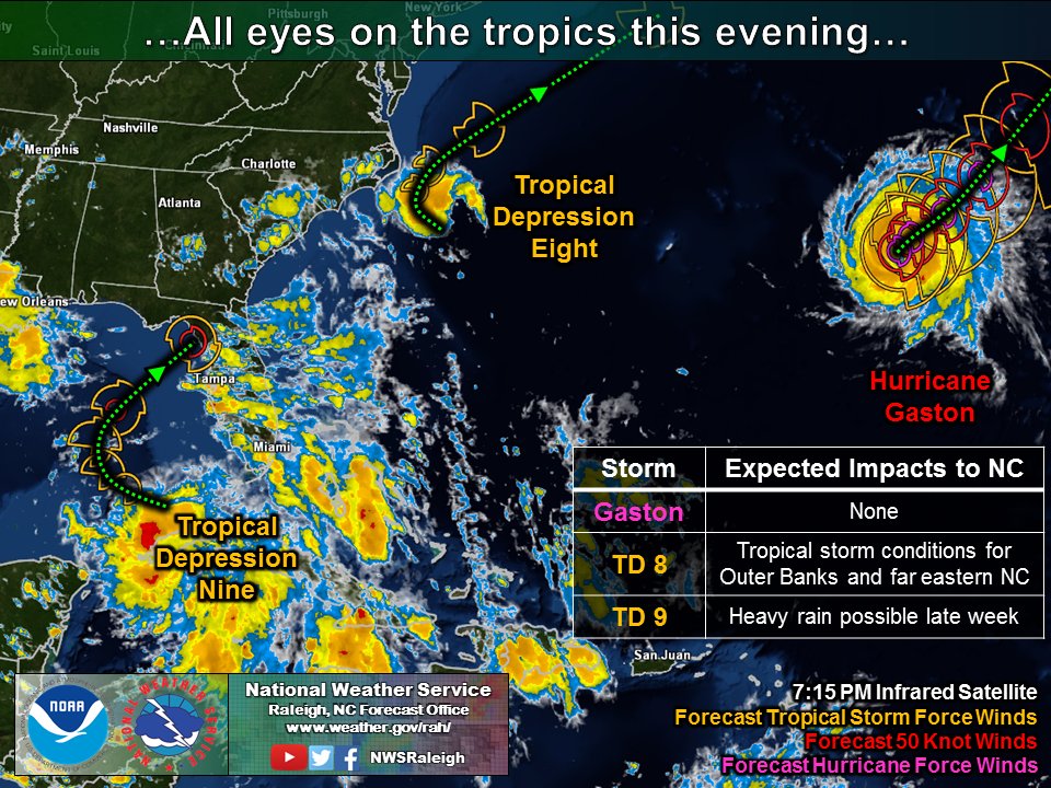 Tropical Depressions NC