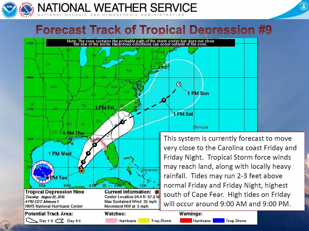 Tropical Depressions NC