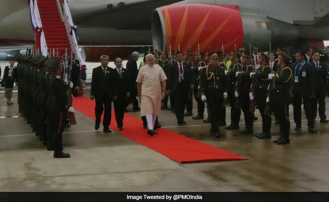 PM Narendra Modi In Laos To Attend ASEAN East Asia Summits