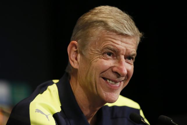 Arsenal manager Arsene Wenger during the press conference