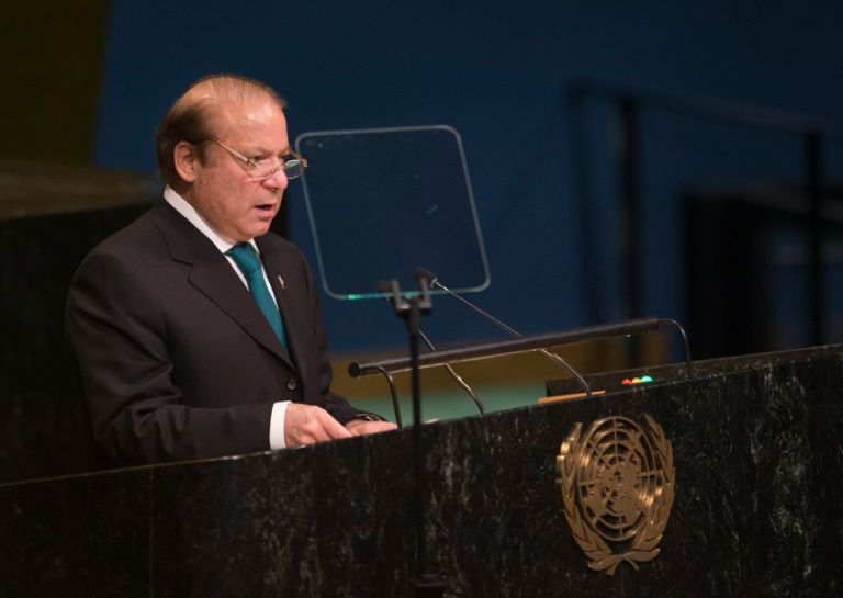 Pakistan PM tells UN India obstacle to peace