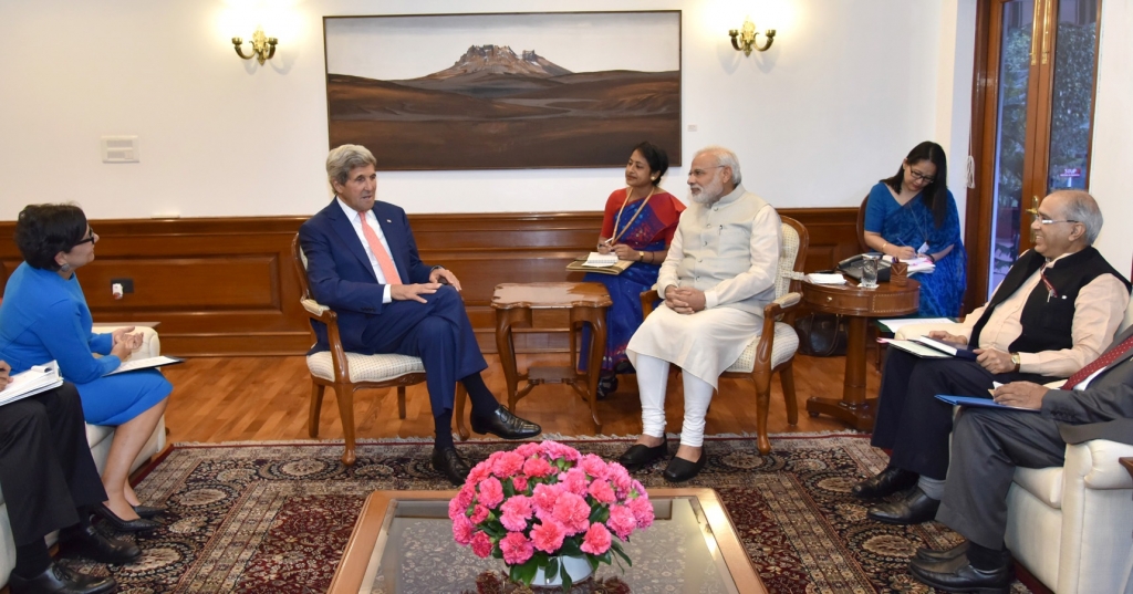 PM Modi John Kerry