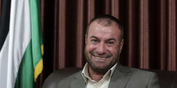 Palestinian senior Hamas official Fathi Hammad in Beit Lahiya northern Gaza Strip