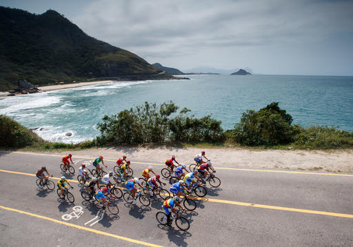 IOC cyclists compete in the men's road cycling race C4-5 during the Paralympic Games in Rio de Janeiro Brazil Saturday Sept. 17 2016