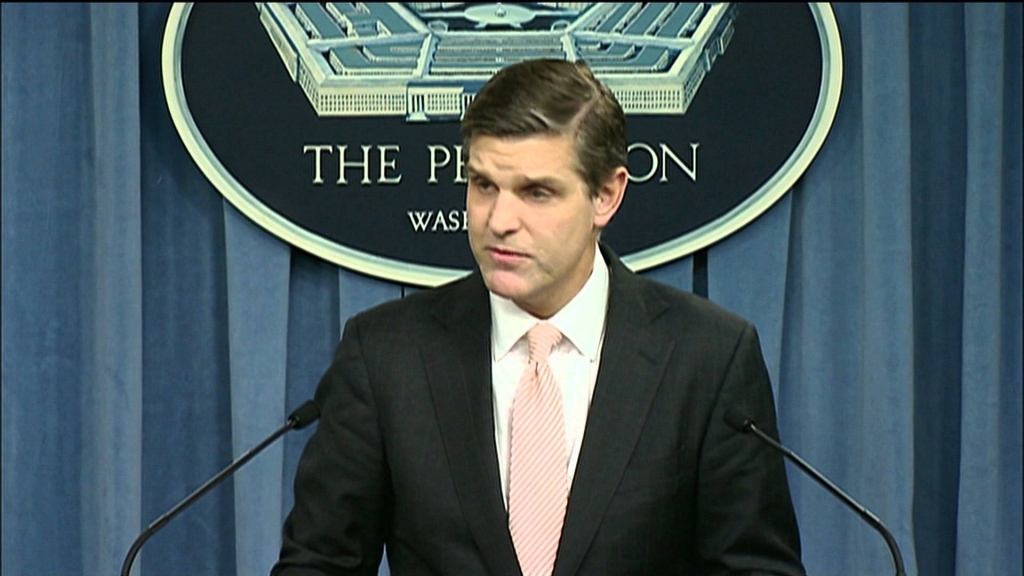 Pentagon spokesman Peter Cook