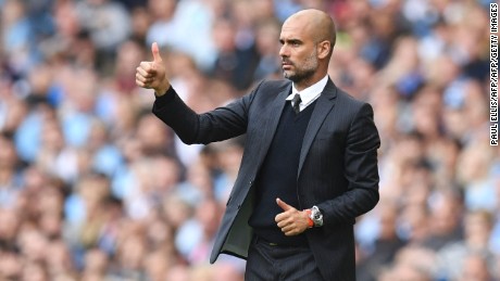 Pep Guardiola oversaw his Manchester City side record a fifth consecutive Premier League win